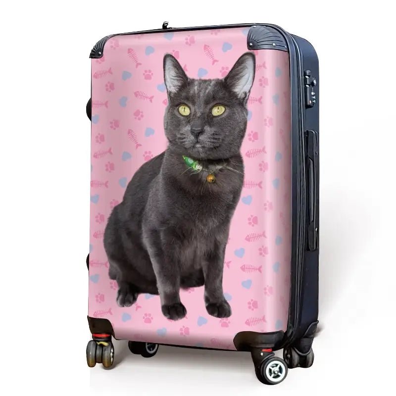 Your Favorite Cat Photo Luggage - Singular Luggage