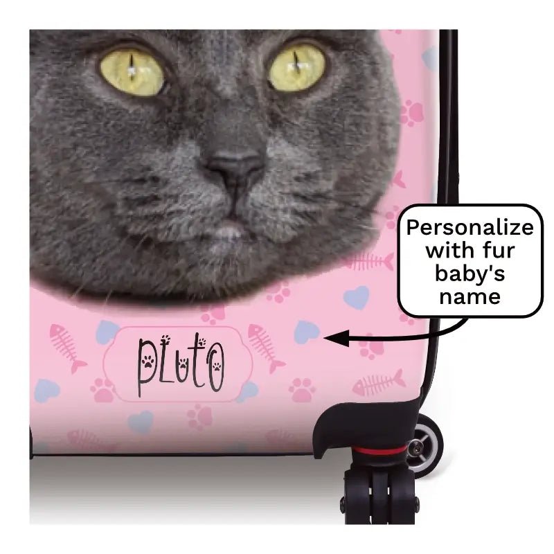 Your Favorite Cat Photo Luggage - Singular Luggage