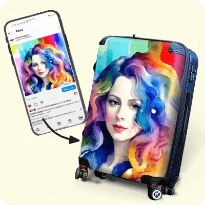 Personalize Your Luggage with AI Avatars