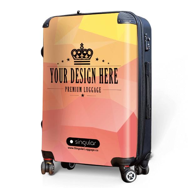 Singular Luggage: Custom Luggage and Backpacks.  Design your own artwork decoration.