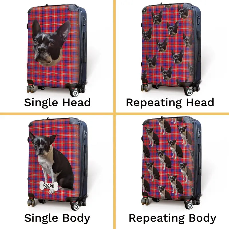 Clan Ainslie Tartan Pet Photo Luggage