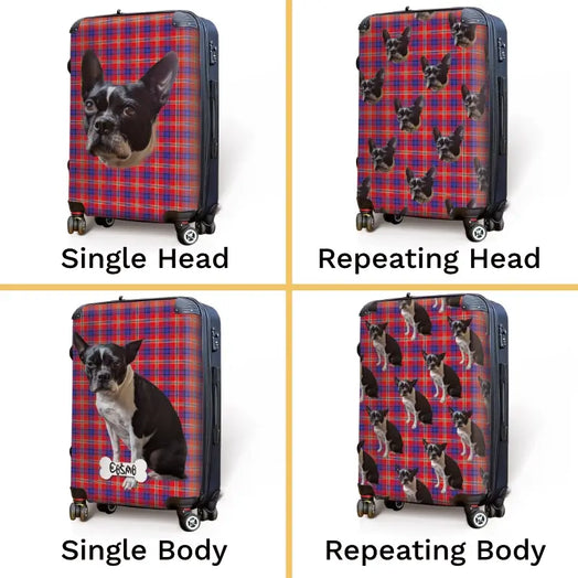 Clan Ainslie Tartan Pet Photo Luggage