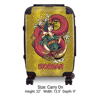 Dragon Ninja Name Luggage