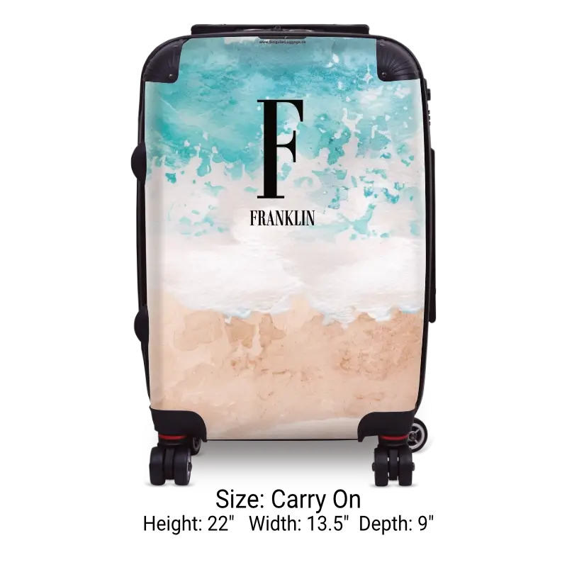 Beach and Sea Monogram Luggage