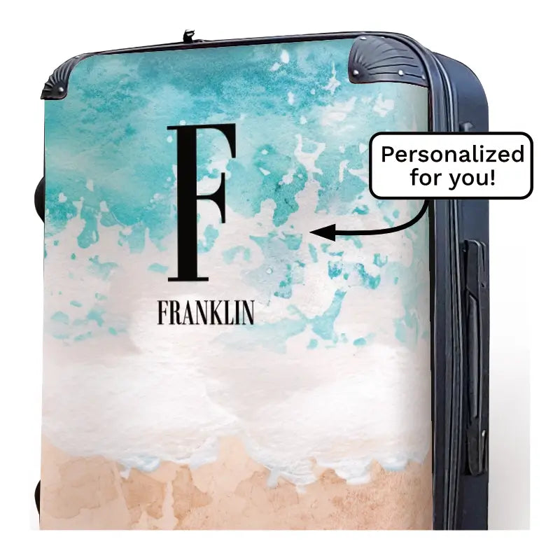 Beach and Sea Monogram Luggage