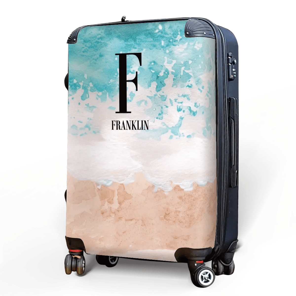Beach and Sea Monogram Luggage - Singular Luggage