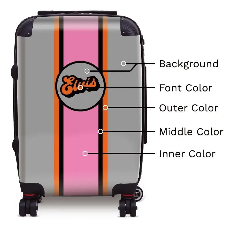 Burt Name Luggage - Singular Luggage
