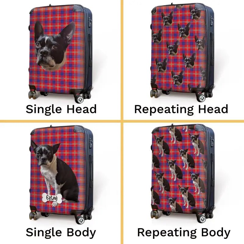 Clan Ainslie Tartan Pet Photo Luggage - Singular Luggage