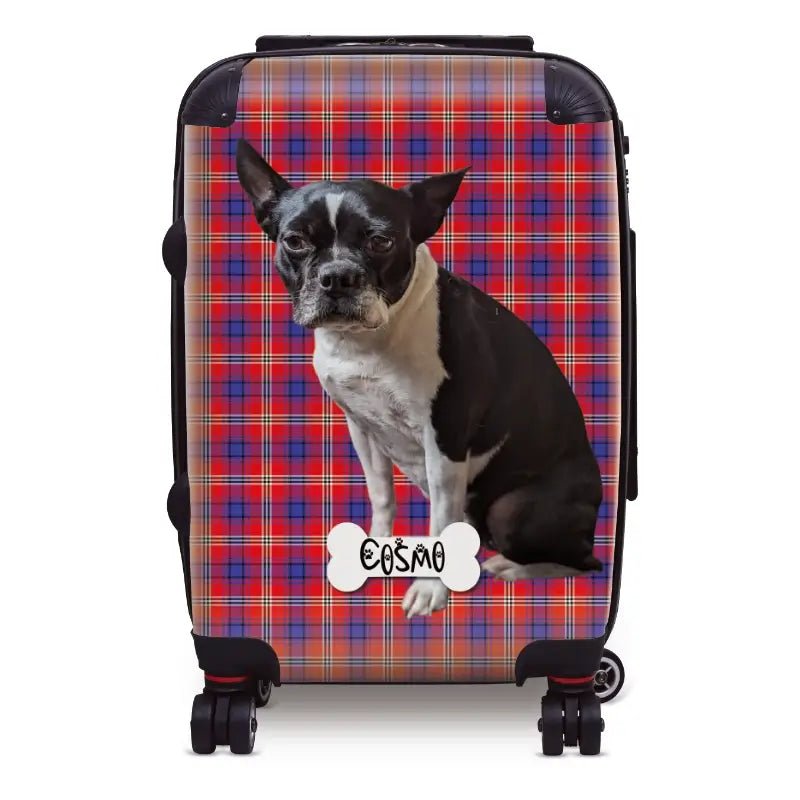 Clan Ainslie Tartan Pet Photo Luggage - Singular Luggage
