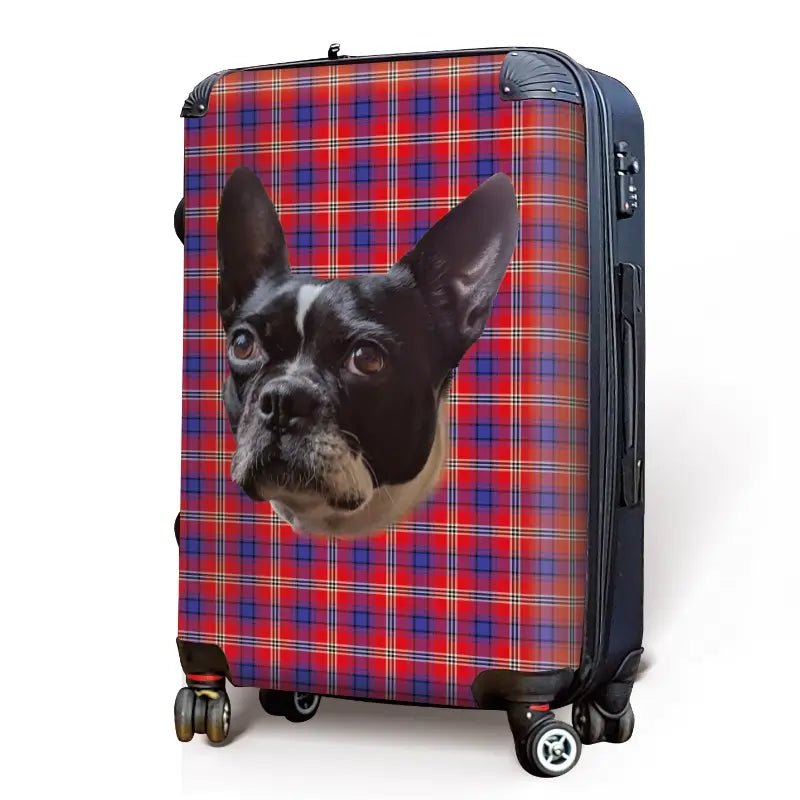 Clan Ainslie Tartan Pet Photo Luggage - Singular Luggage