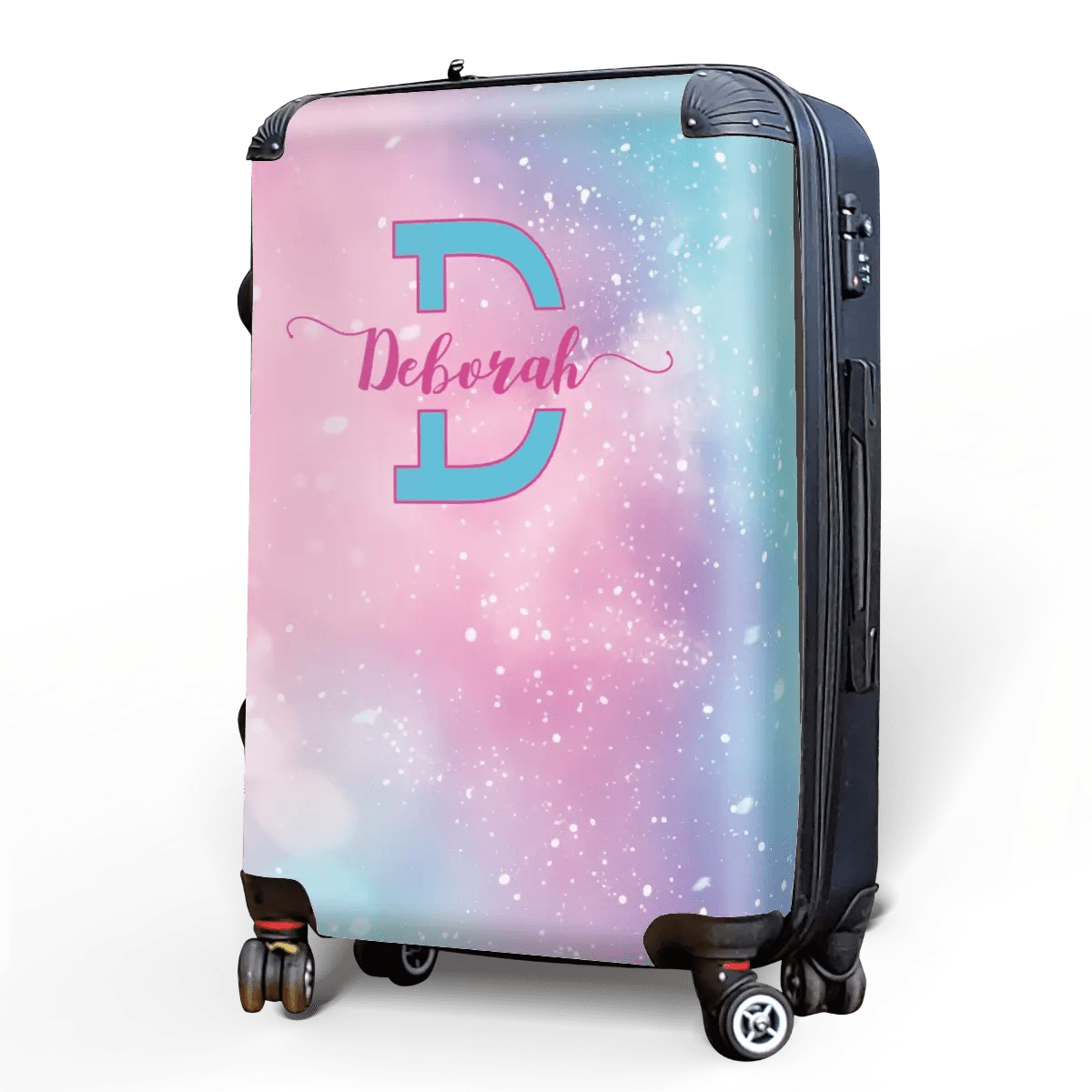 Cotton Candy Monogram Luggage - Singular Luggage
