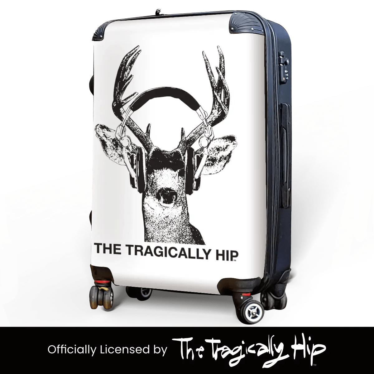 Deer with Headphones - Singular Luggage