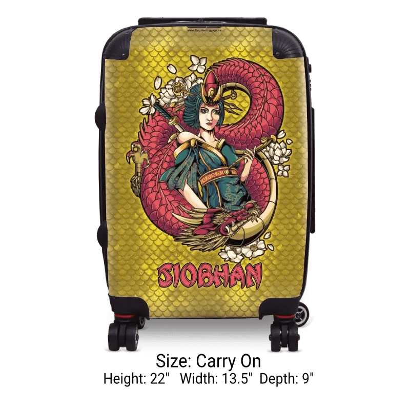 Dragon Ninja Name Luggage - Singular Luggage