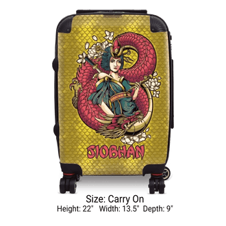 Dragon Ninja Name Luggage - Singular Luggage