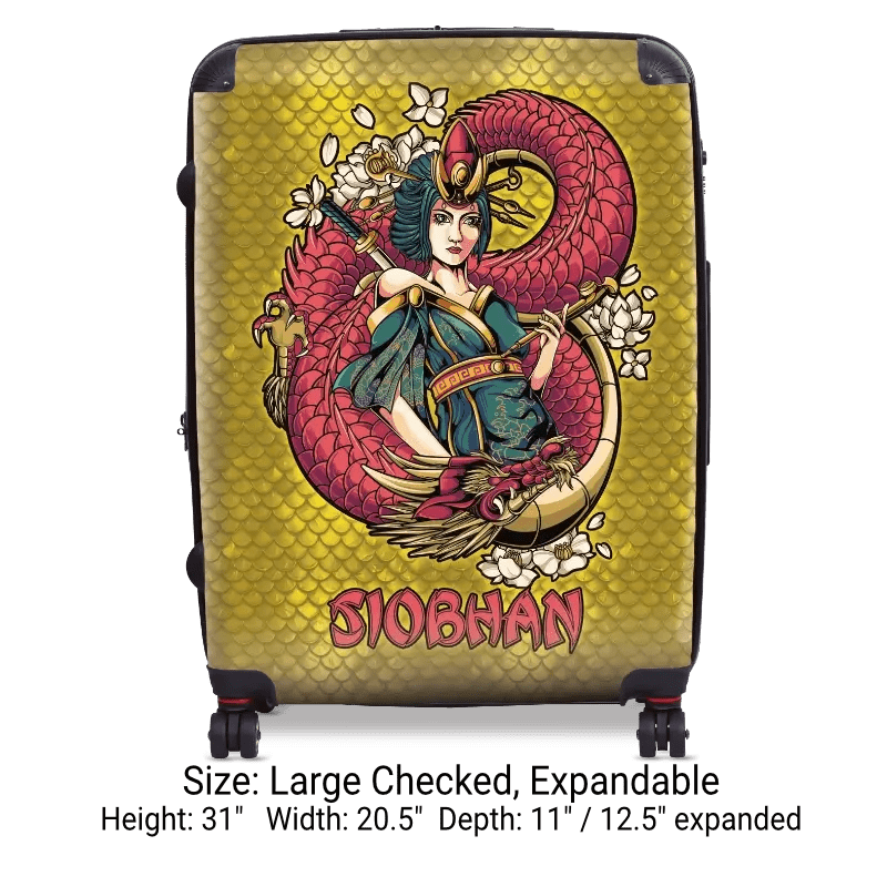 Dragon Ninja Name Luggage - Singular Luggage