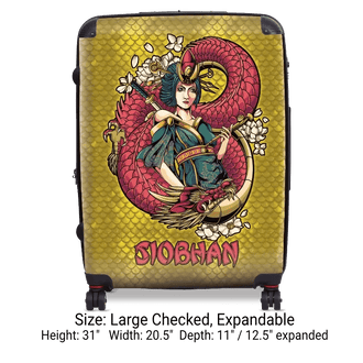 Dragon Ninja Name Luggage - Singular Luggage