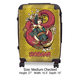 Dragon Ninja Name Luggage - Singular Luggage