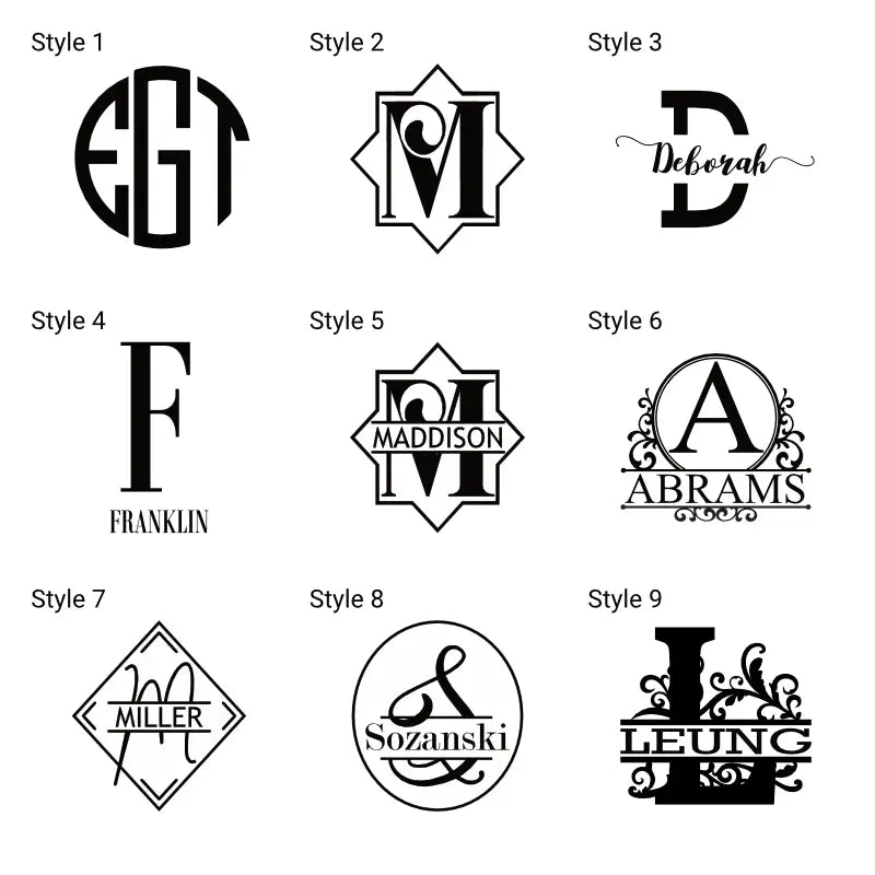 Green Linen Monogram Luggage - Singular Luggage