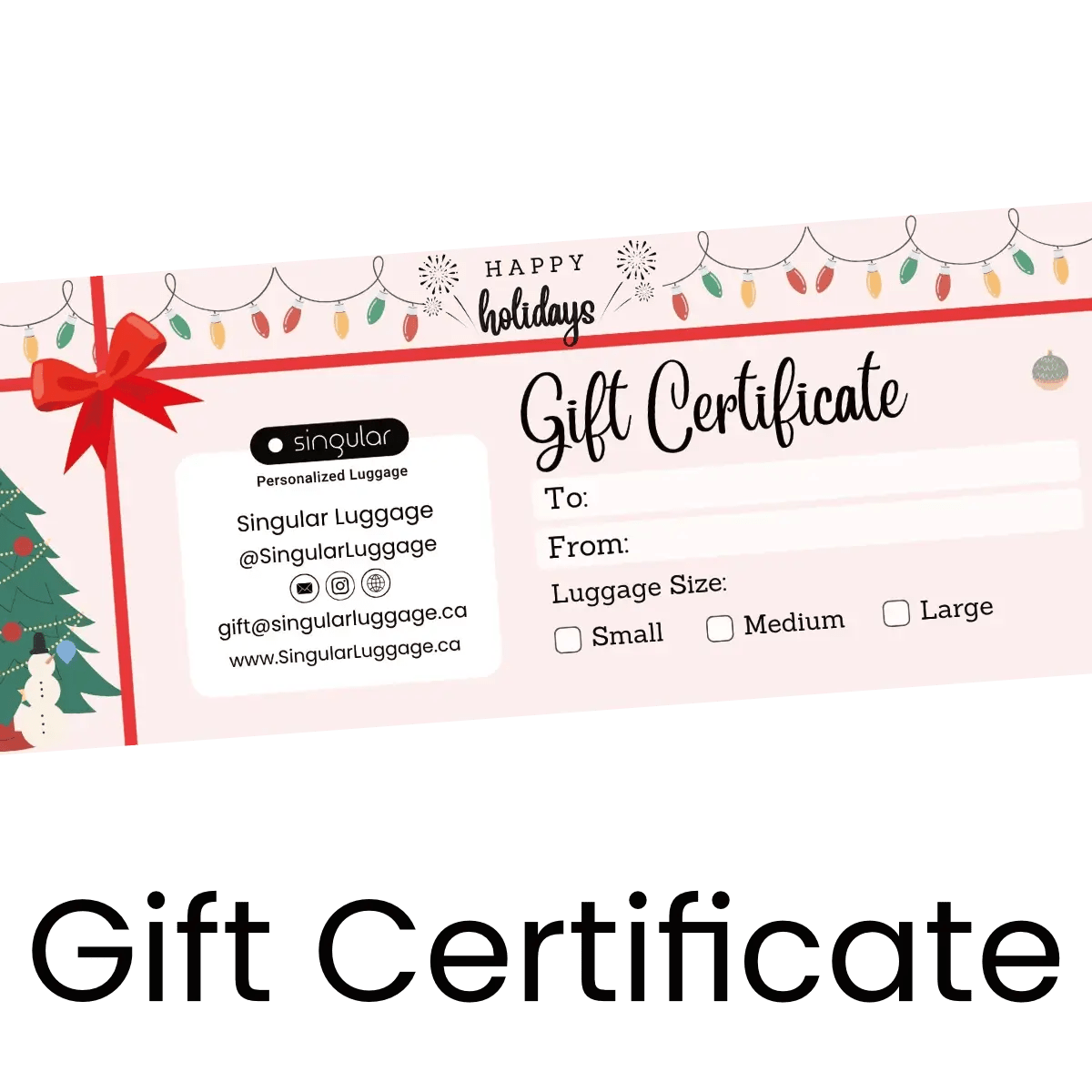 The Gift of Personalized Luggage - Singular Luggage