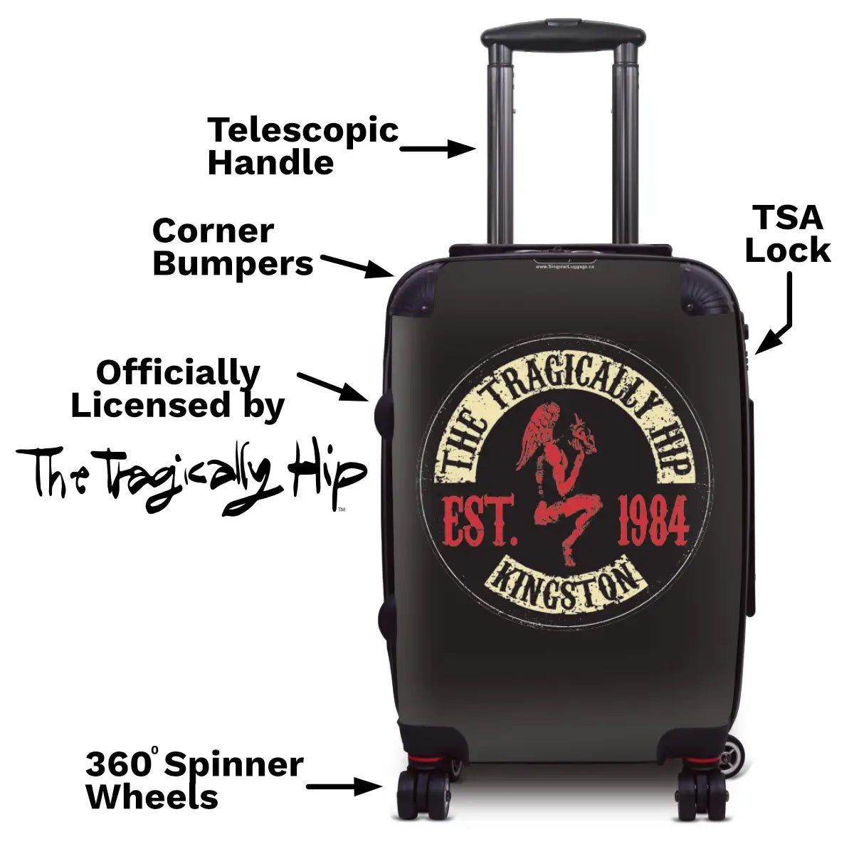 The Hip Biker Badge - Singular Luggage
