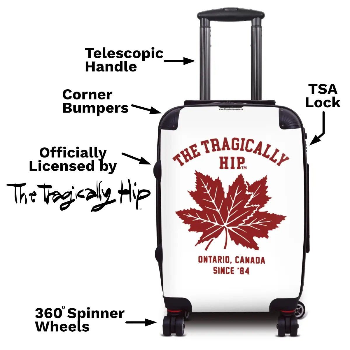 The Hip Maple Leaf - Singular Luggage