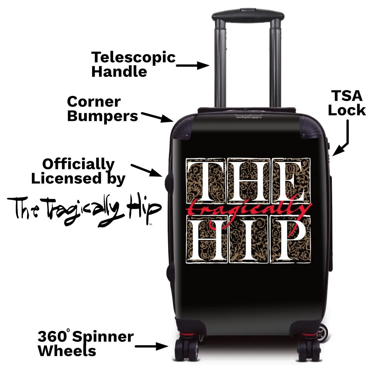 The Hip Ornate Logo - Singular Luggage