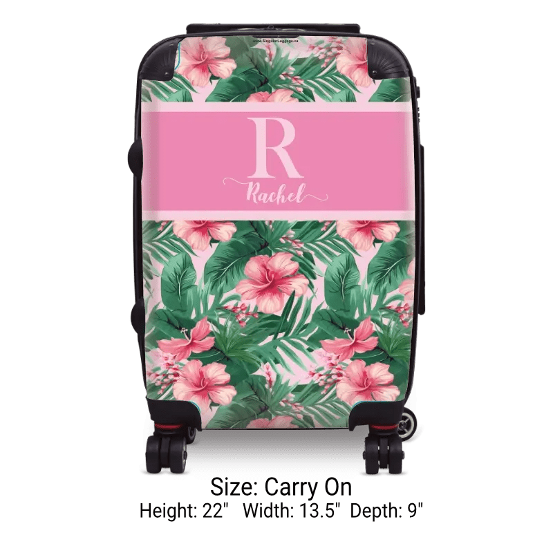 Tropical Flowers - Singular Luggage