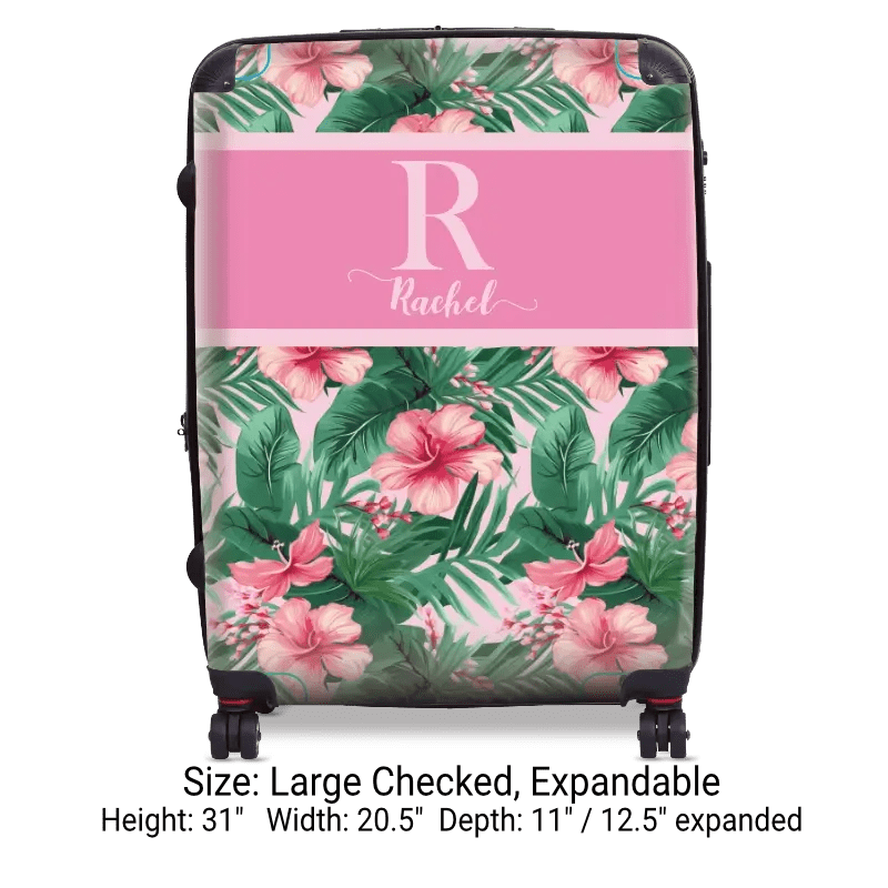 Tropical Flowers - Singular Luggage