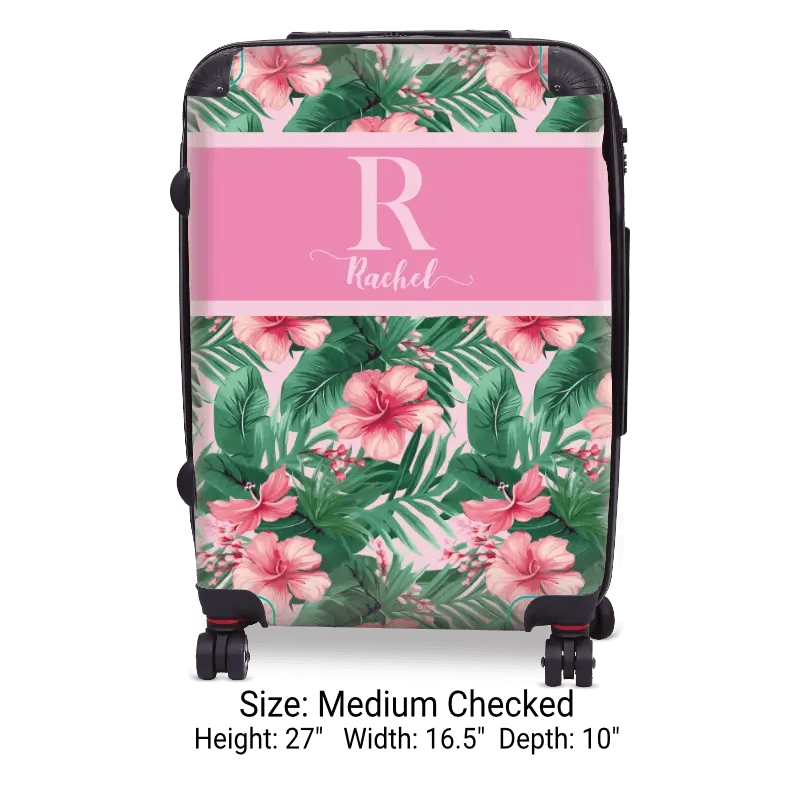 Tropical Flowers - Singular Luggage