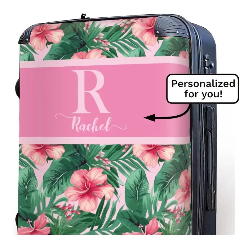 Tropical Flowers - Singular Luggage