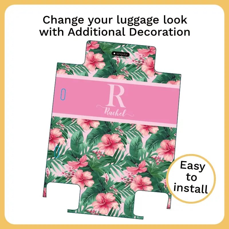 Tropical Flowers - Singular Luggage