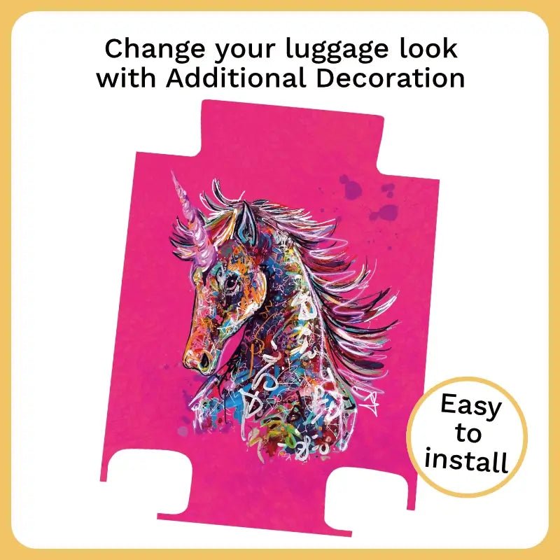 Unicorn on Pink - Singular Luggage