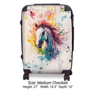 Watercolor Horse - Singular Luggage