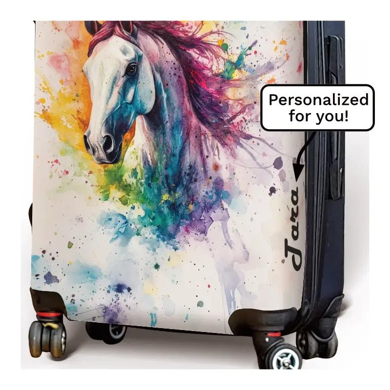 Watercolor Horse - Singular Luggage
