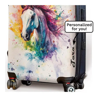 Watercolor Horse - Singular Luggage