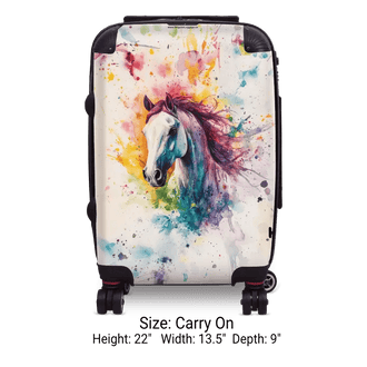 Watercolor Horse - Singular Luggage