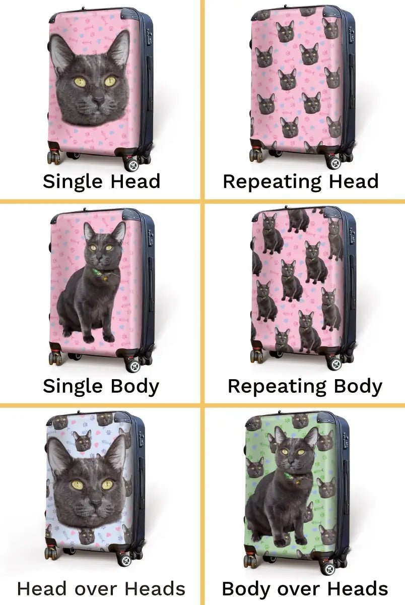 Your Favorite Cat Photo Luggage - Singular Luggage