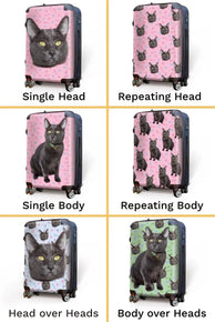 Your Favorite Cat Photo Luggage - Singular Luggage