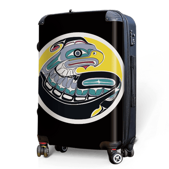 Manhousaht Thunderbird - Singular Luggage Custom Luggage and Backpacks.  Design your own artwork decoration.