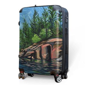 Rocky Shores - Singular Luggage Custom Luggage and Backpacks.  Design your own artwork decoration.