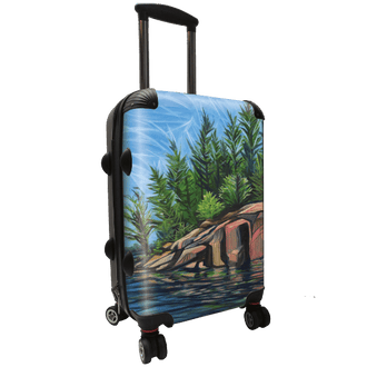 Rocky Shores - Singular Luggage Custom Luggage and Backpacks.  Design your own artwork decoration.