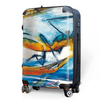 Totally Unique Art Luggage