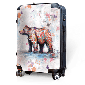 Bear - Singular Luggage Custom Luggage and Backpacks.  Design your own artwork decoration.