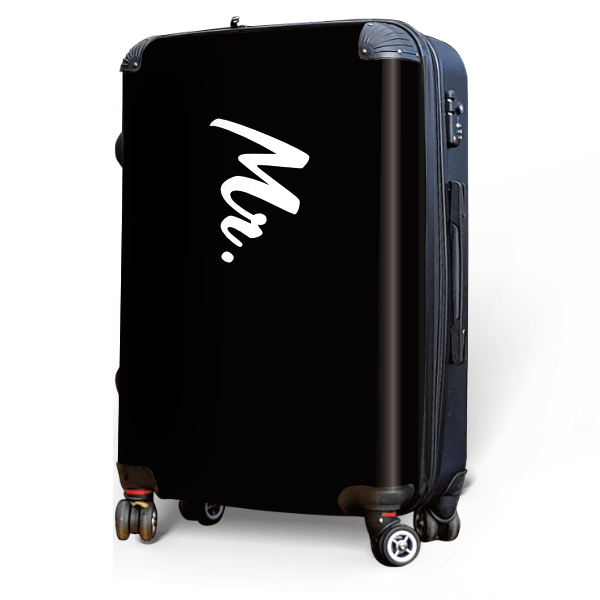 Mister - Singular Luggage Custom Luggage and Backpacks.  Design your own artwork decoration.