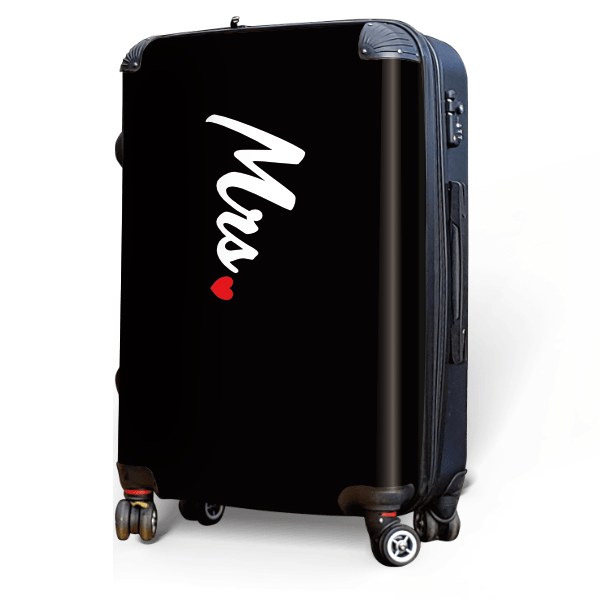 Mrs. - Singular Luggage Custom Luggage and Backpacks.  Design your own artwork decoration.