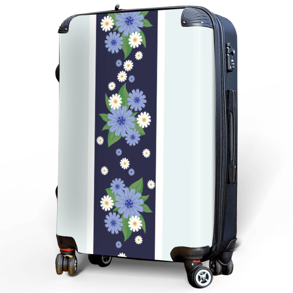 Hibiscus - Singular Luggage Custom Luggage and Backpacks.  Design your own artwork decoration.