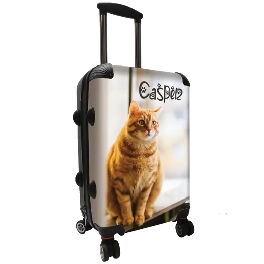 Cat and Kitten Photo Luggage