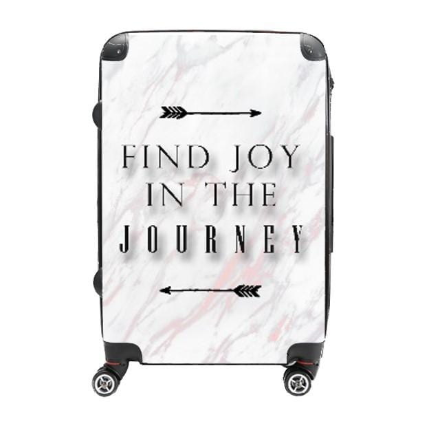 Find Joy in the Journey - Singular Luggage Custom Luggage and Backpacks.  Design your own artwork decoration.