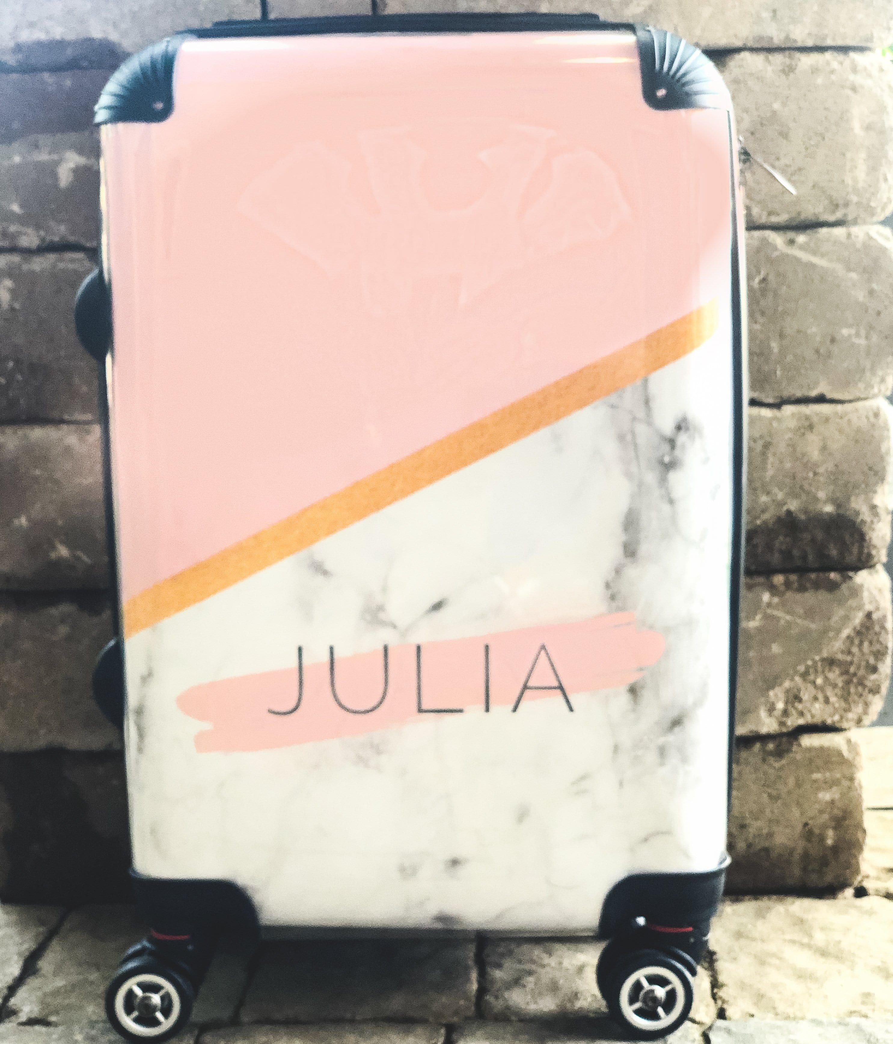 Julia- Customizable - Singular Luggage Custom Luggage and Backpacks.  Design your own artwork decoration.
