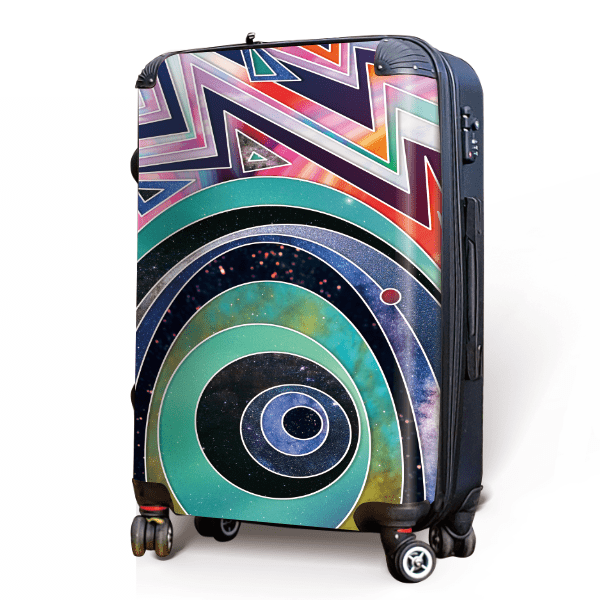 Topsy Turvy Art Luggage by HyperEchoArt